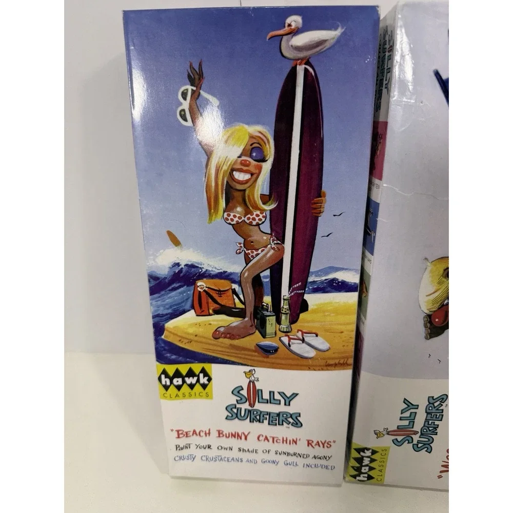 Hawk Classics Silly Surfers Complete Kits 2 Sealed Boxes 2 Open Box 4 Lot